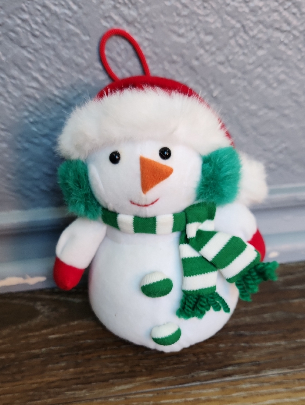 Stuffins Snowman Plush Ornament